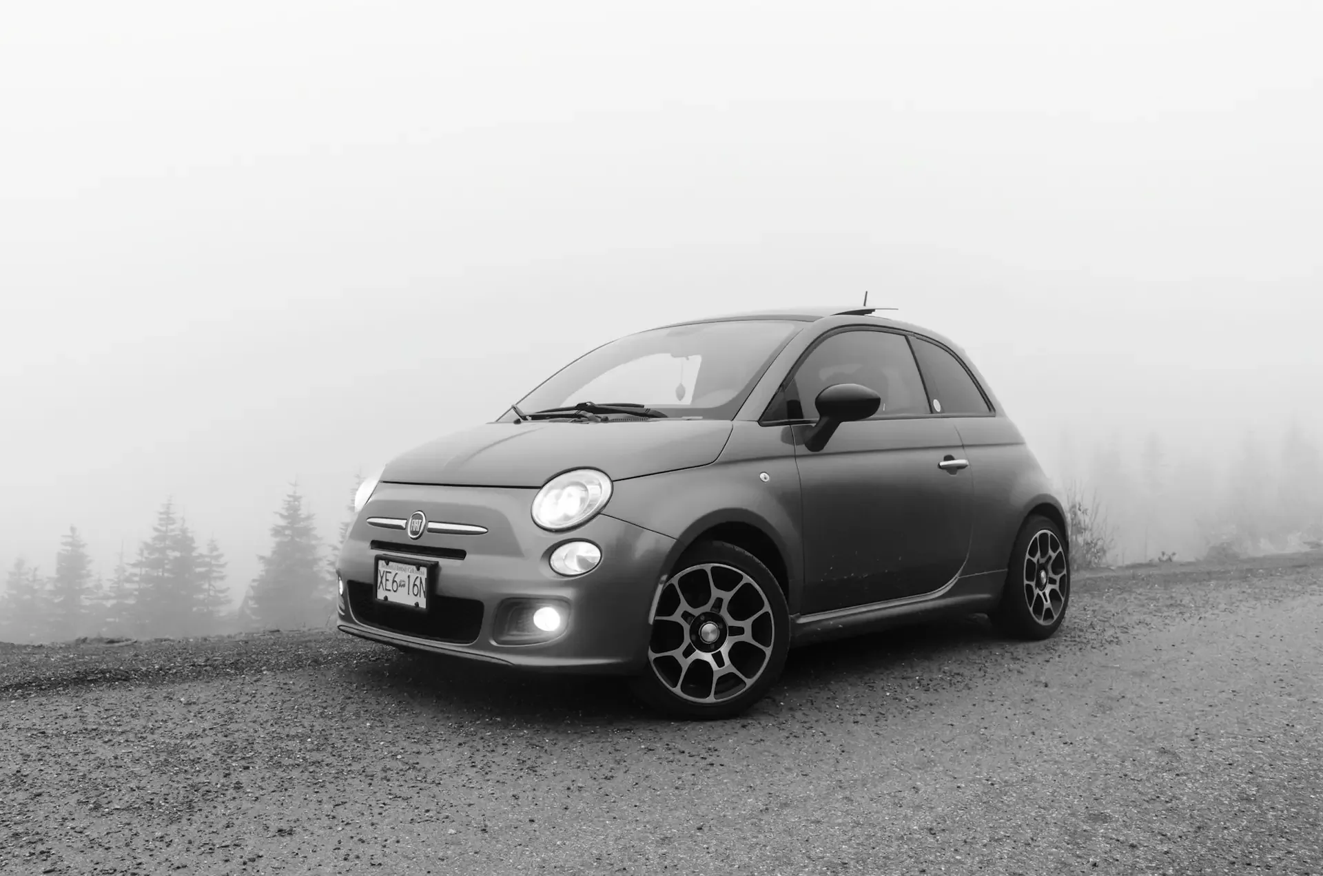 Fiat 500 Lounge 1.2 · 69 ch — Trois-quarts